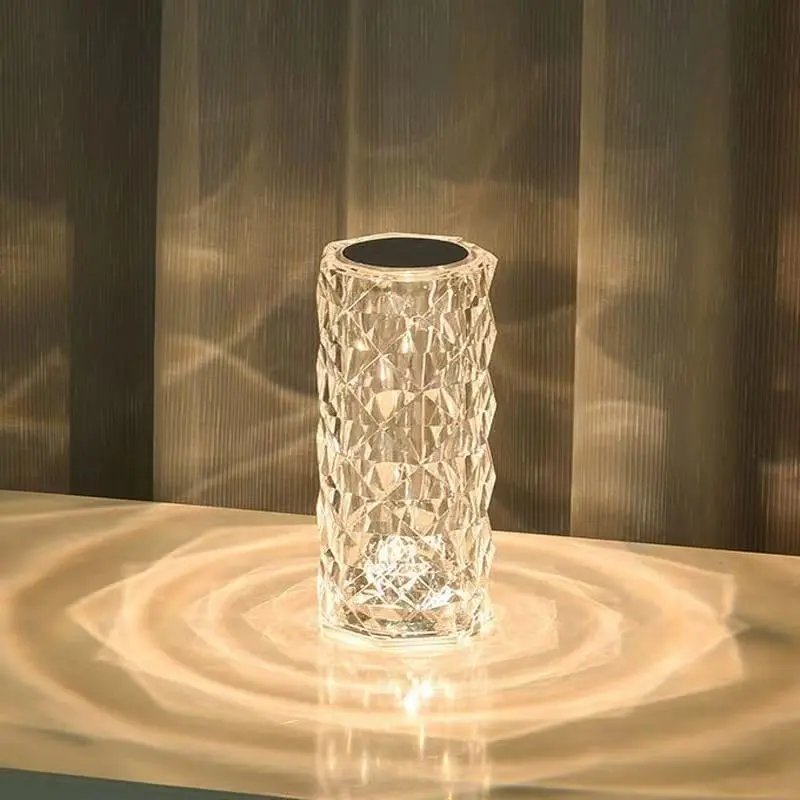 The CrystalBreeze Smart Touch Lamp