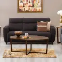 Home Centre 3 Seater Helios Emily Fabric Sofa