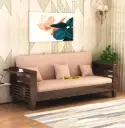 Sheesham Wood 3-Person Sofa Set for Living Room