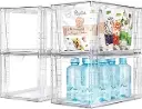 Clear Foods Organizer Bins with Handles
