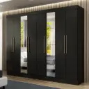 Furnilife Wardrobe 8 Doors 2 Drawers