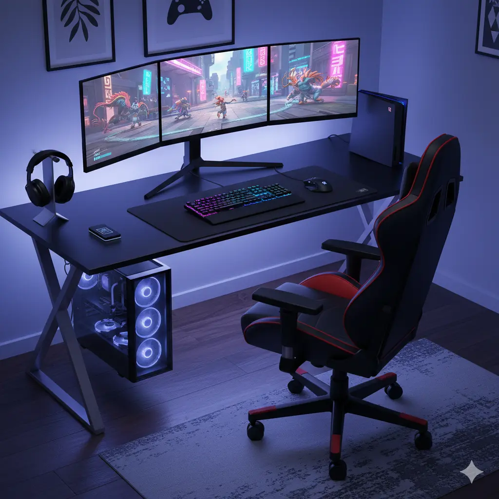 EUREKA ERGONOMIC Alloy Steel Metal Desk