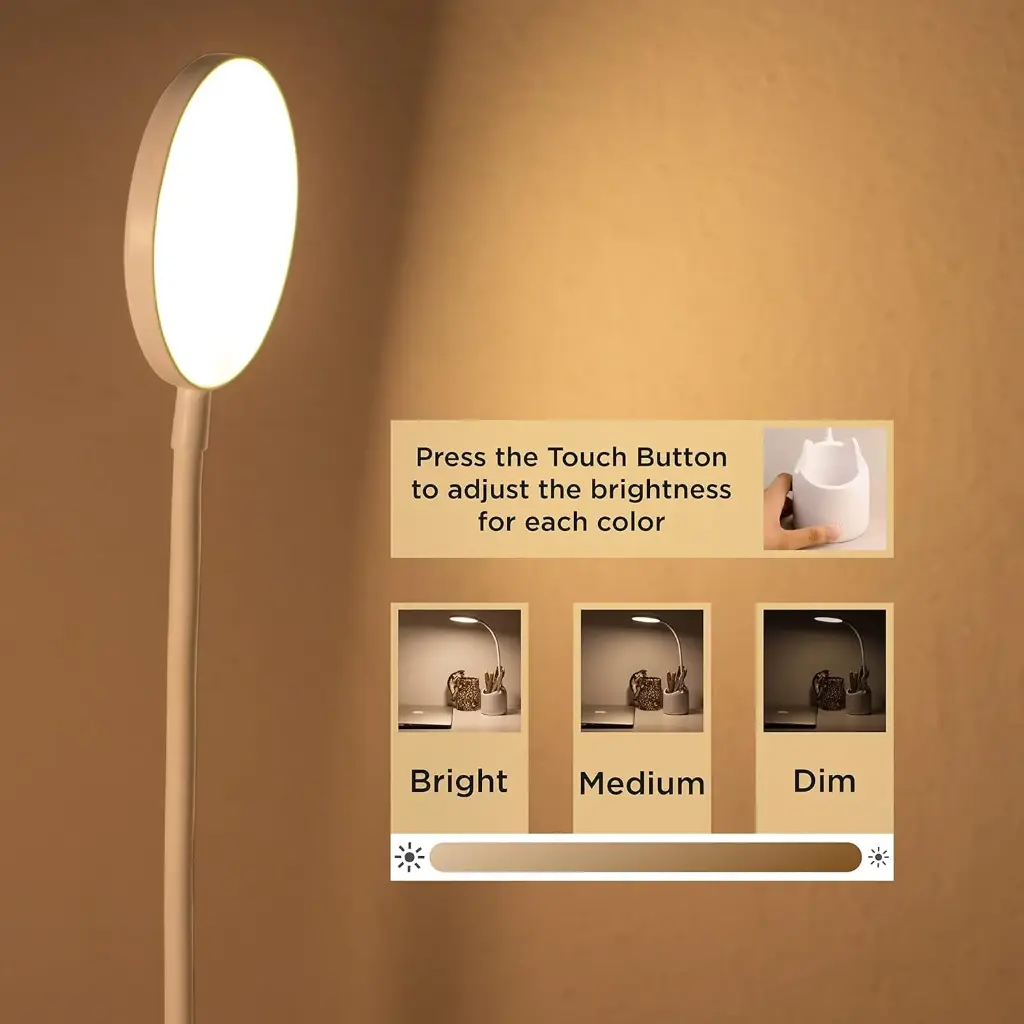 مصباح مكتب / دراسة LED بثلاثة أوضاع ألوان من ويرد وولف 