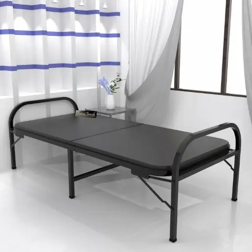 Honey Touch Atlas Folding Bed Single for Sleeping with Mattress