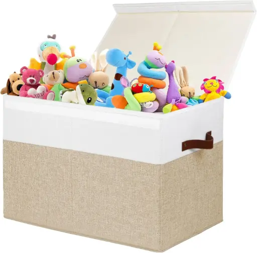 Large Toy Storage Box with Lid