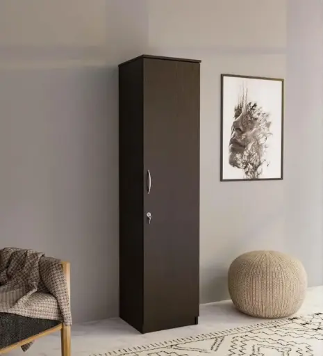 Adona Engineered Wood Wardrobe for Clothes with 1 Door