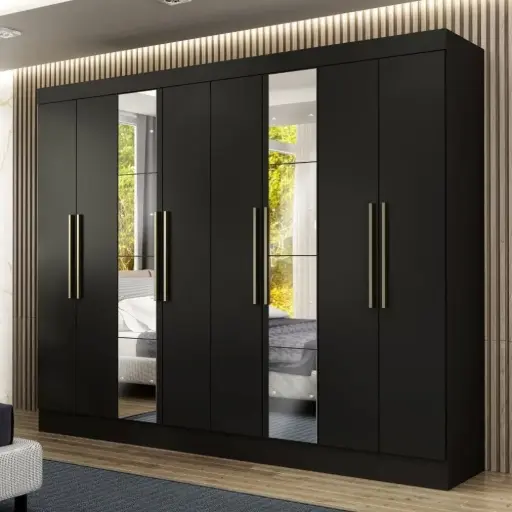 Furnilife Wardrobe 8 Doors 2 Drawers