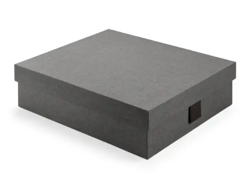 Rustic Fabric Storage Boxes (Set of 3)