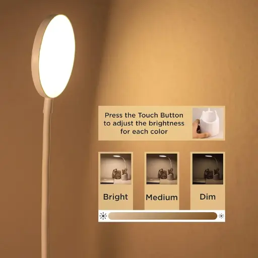 مصباح مكتب / دراسة LED بثلاثة أوضاع ألوان من ويرد وولف 